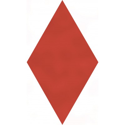 Плитка KMD2SRB007BN Декор Риад красный глянцевый 13,5x7,8x0,9