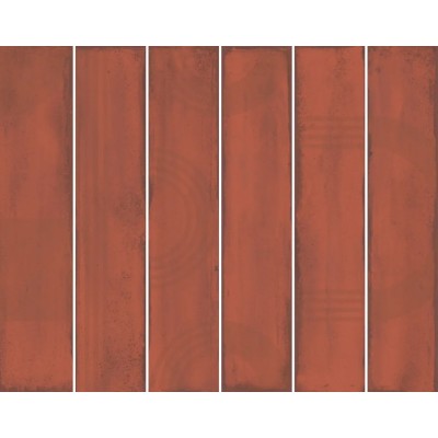 Плитка KMP3STA005RN6X Панно Мажорель красный глянцевый (из 6 частей 6х28,5) 36x28,5x1