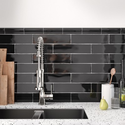 Плитка 23175 Jolly Negro Mate 1,2x20