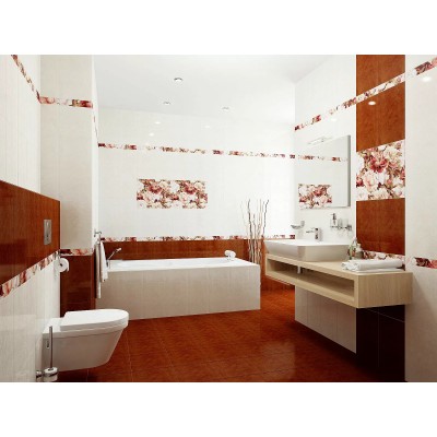 Плитка Бордюр Peony 4х25