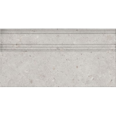 Плитка FME015R Плинтус Риккарди серый светлый матовый обрезной 20x40