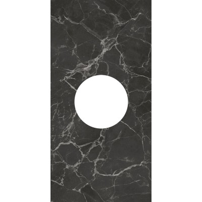 Плитка ID160 Декор Коррер наборный чёрный глянцевый 30x60x0,9