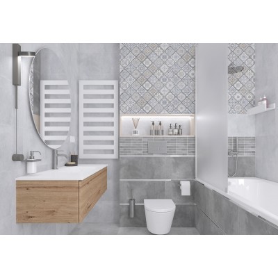 Плитка 18-00-06-3645 Etnis узор светло-серый 30х60