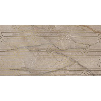 Плитка KMD3STA071BR Декор Ифран бежевый светлый глянцевый обрезной 60x119,5x0,9