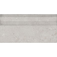 Плитка FME015R Плинтус Риккарди серый светлый матовый обрезной 20x40