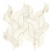Мозаика AF8R Marvel Calacatta Apuano Mosaico Waterfall Lappato 30,5x27,7