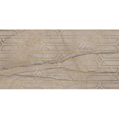 Плитка KMD3STA071BR Декор Ифран бежевый светлый глянцевый обрезной 60x119,5x0,9