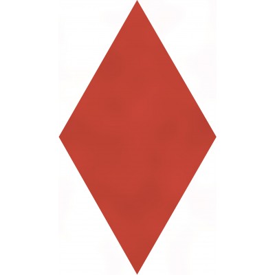 Плитка KMD2SRB007BN Декор Риад красный глянцевый 13,5x7,8x0,9