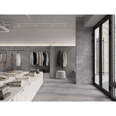 Керамогранит LP6060G0371R Fortezza Grafite PRO тёмно-серый матовый карвинг R10 STR 59.5х59.5