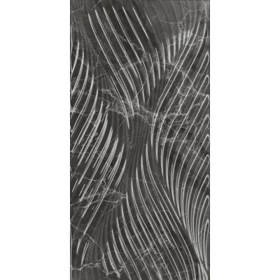 Плитка 11282R Коррер чёрный глянцевый структура обрезной 30x60x1