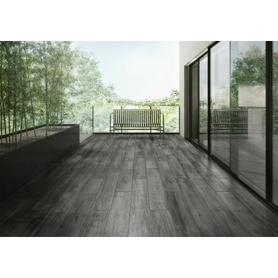 Керамогранит K945694R Aspenwood антрацит 20x120