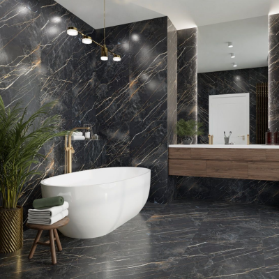 Керамогранит PR211 Namibia Black High glossy 600x1200