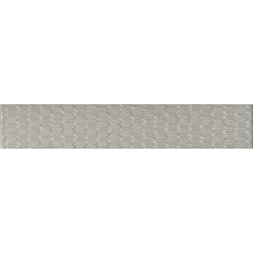 Плитка LSB002 Бордюр Левада серый светлый глянцевый 40х7,1