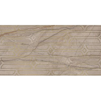 Плитка KMD3STA071BR Декор Ифран бежевый светлый глянцевый обрезной 60x119,5x0,9