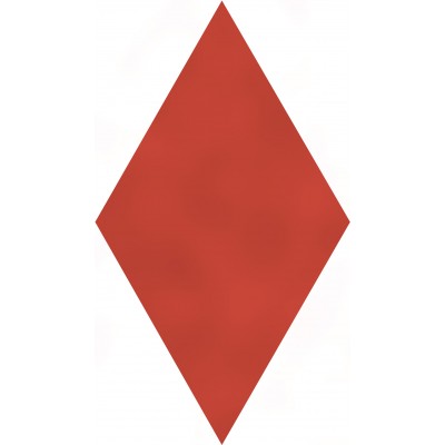 Плитка KMD2SRB007BN Декор Риад красный глянцевый 13,5x7,8x0,9