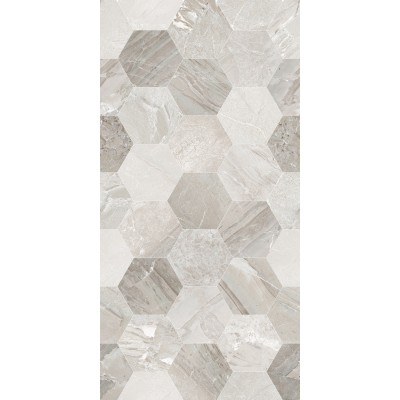 Плитка 0146 Istambul Grey Decor Mat 25x50