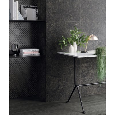 Керамогранит 610015000436 Room Black Wood Pat Ret 20x120