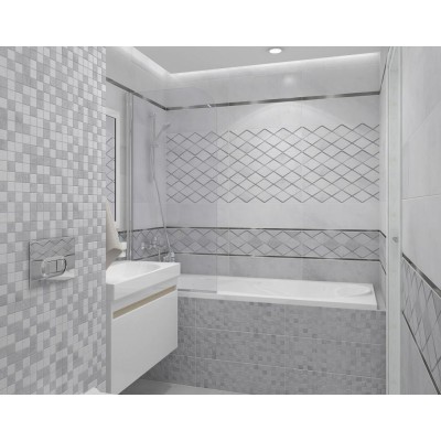 Плитка Mizar серый узор 17-00-06-1181 20х60