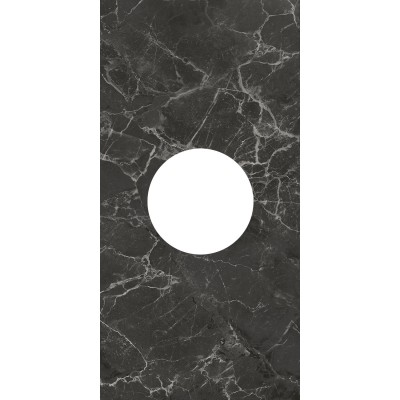 Плитка ID160 Декор Коррер наборный чёрный глянцевый 30x60x0,9