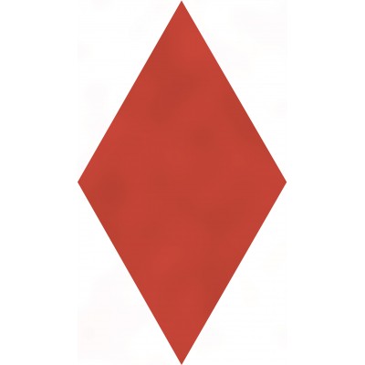 Плитка KMD2SRB007BN Декор Риад красный глянцевый 13,5x7,8x0,9