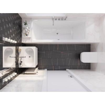 Мозаика K-1005/SR/m13 Marble Trend 30,7х30,7