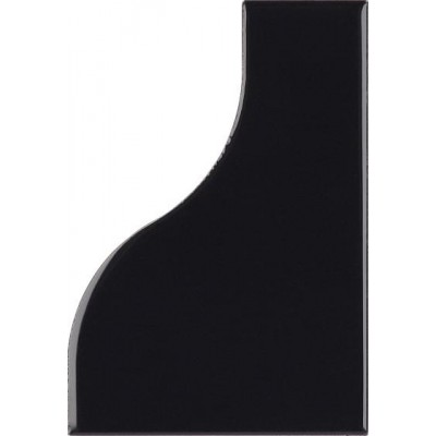Плитка 28849 Curve Black Gloss 8,3x12