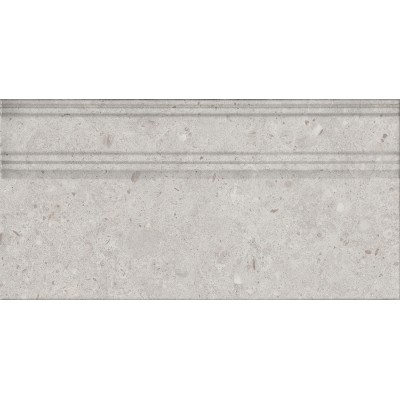 Плитка FME015R Плинтус Риккарди серый светлый матовый обрезной 20x40