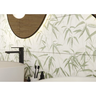 Плитка A16488 Japandi коричневый рельеф 25x75