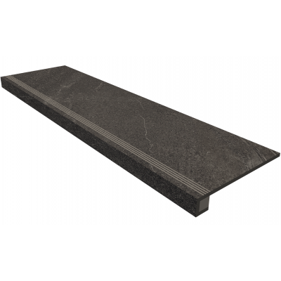 Ступени Комплект Ступень GB03 Gabbro 33x120 неполированная с бортиком + Подступенок 14.5x120