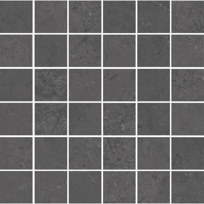 Мозаика DD205120/MM Декор Про Лаймстоун серый темный матовый мозаичный 30х30