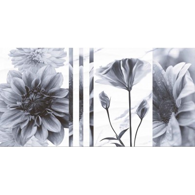 Плитка TP3601SWFY Декор Галатея Цветы ректификат 30x60