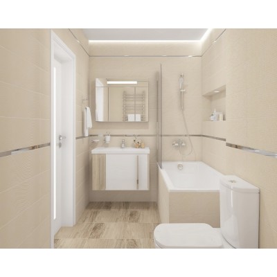 Плитка Декор Story мозаичный серый 20х60