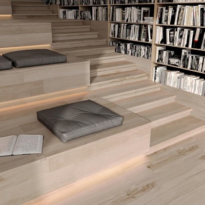 Ступени DL501720R/GCS Ступень угловая клееная левая Про Вуд коричневый 33x33x0,9