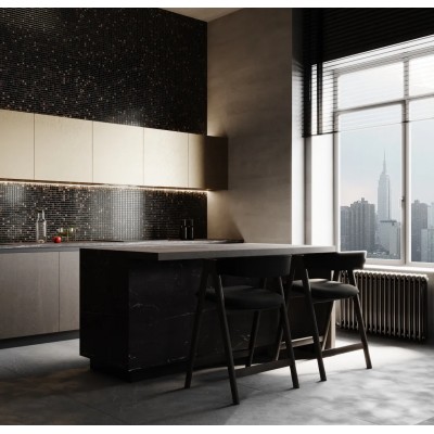 Мозаика Shine Brown (стекло) 25*25 300*300