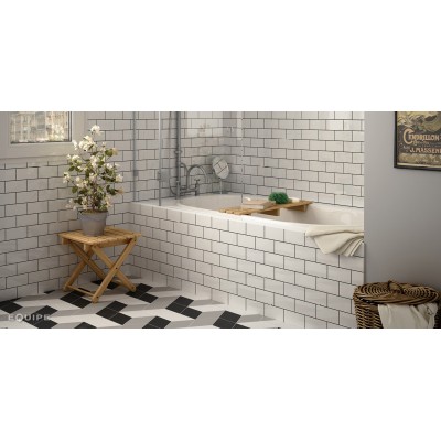 Плитка 21015 Skirting Blanco Brillo 15х15