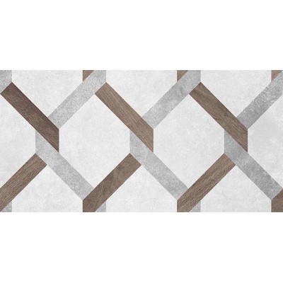 Плитка 08-00-06-2459 Atlas серый узор 20х40