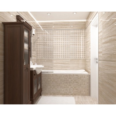 Плитка 60110 Glossy серый 20х60