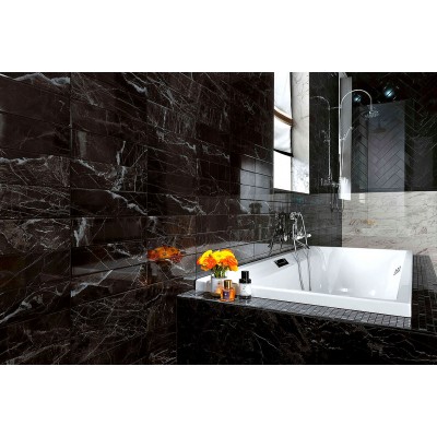 Плитка AZDC Brick Black Bevel 8x31.5