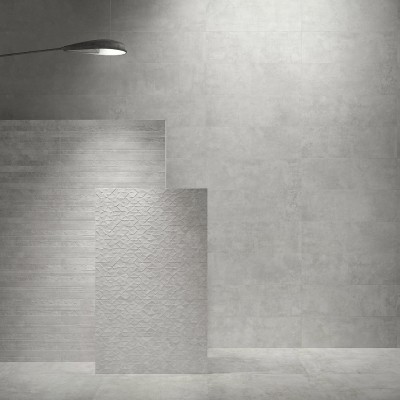 Плитка 40439 Downtown Grey Material SP/33,3X100X0,98/R 33,3x100