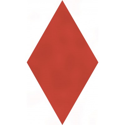 Плитка KMD2SRB007BN Декор Риад красный глянцевый 13,5x7,8x0,9