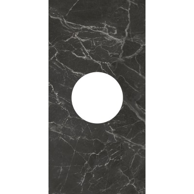 Плитка ID160 Декор Коррер наборный чёрный глянцевый 30x60x0,9