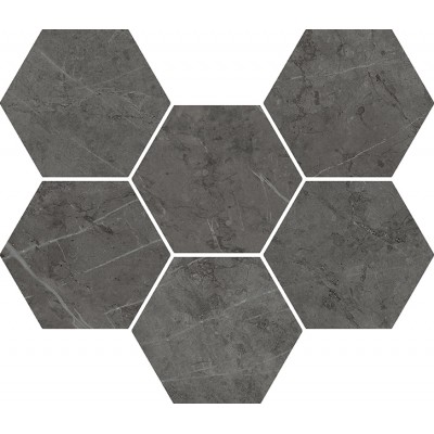 Керамогранит 620110000050 Charme Evo Antracite Mosaico Hexagon 25x29