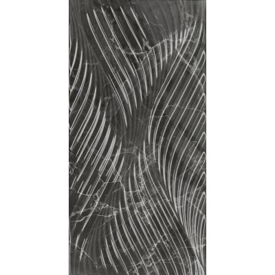 Плитка 11282R Коррер чёрный глянцевый структура обрезной 30x60x1
