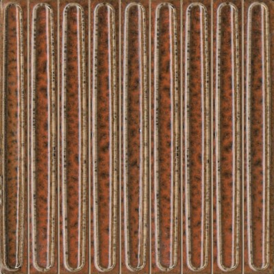 Плитка KMD2SOB007BN Декор чипсет Далия оранжевый глянцевый 20x20x0,95