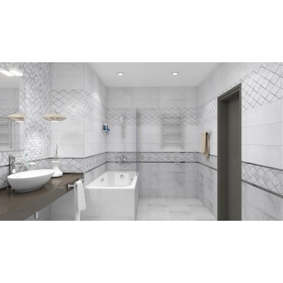 Плитка Mizar серый узор 17-00-06-1181 20х60