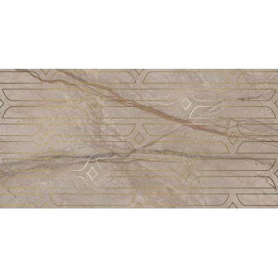 Плитка KMD3STA071BR Декор Ифран бежевый светлый глянцевый обрезной 60x119,5x0,9