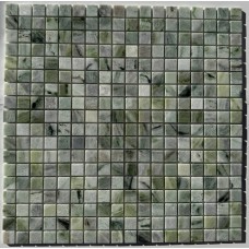 Мозаика PIX312 Jet Green полированная 15x15 305х305х4