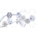 Плитка TP3670H1 Декор Киана Гексагон ректификат 30x60