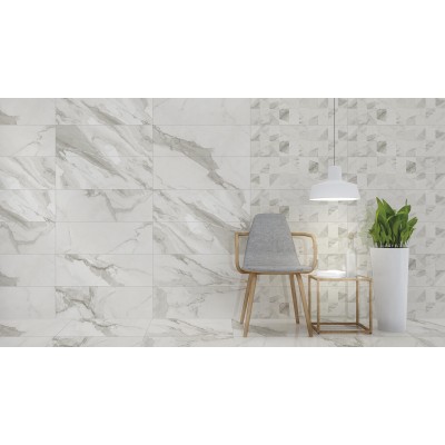 Плитка Calacatta Art Silver G3D 90x30