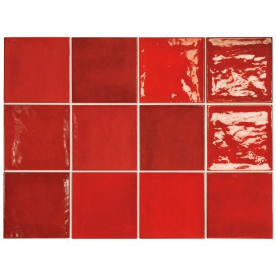 Плитка 25592 Volcanic Red 13.2x13.2